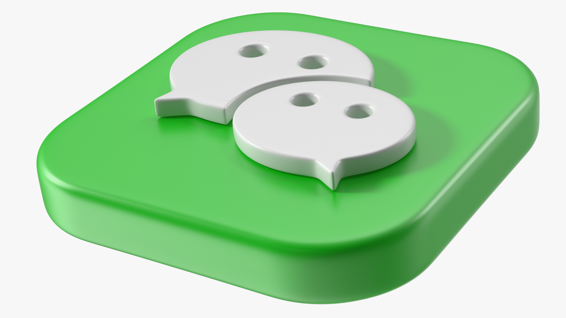 3D WeChat Icon