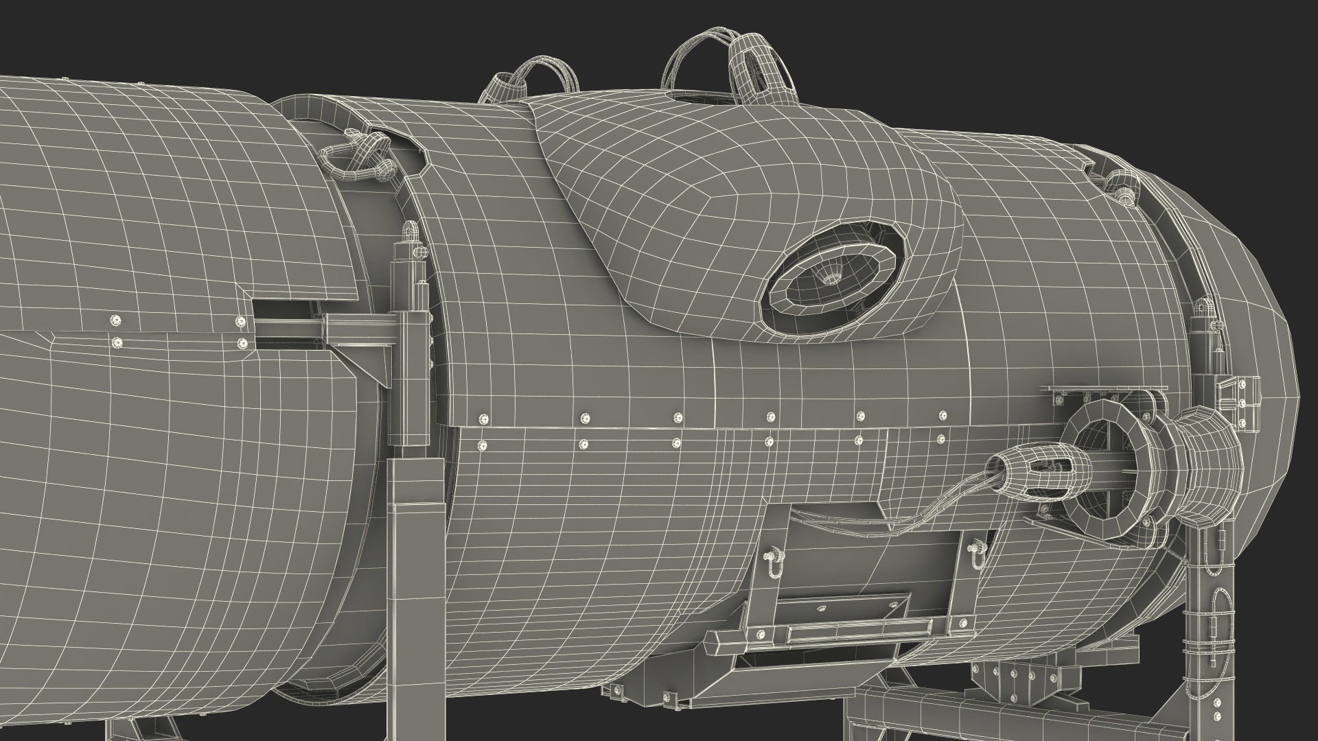 3D model Modern Touristic Submarine New