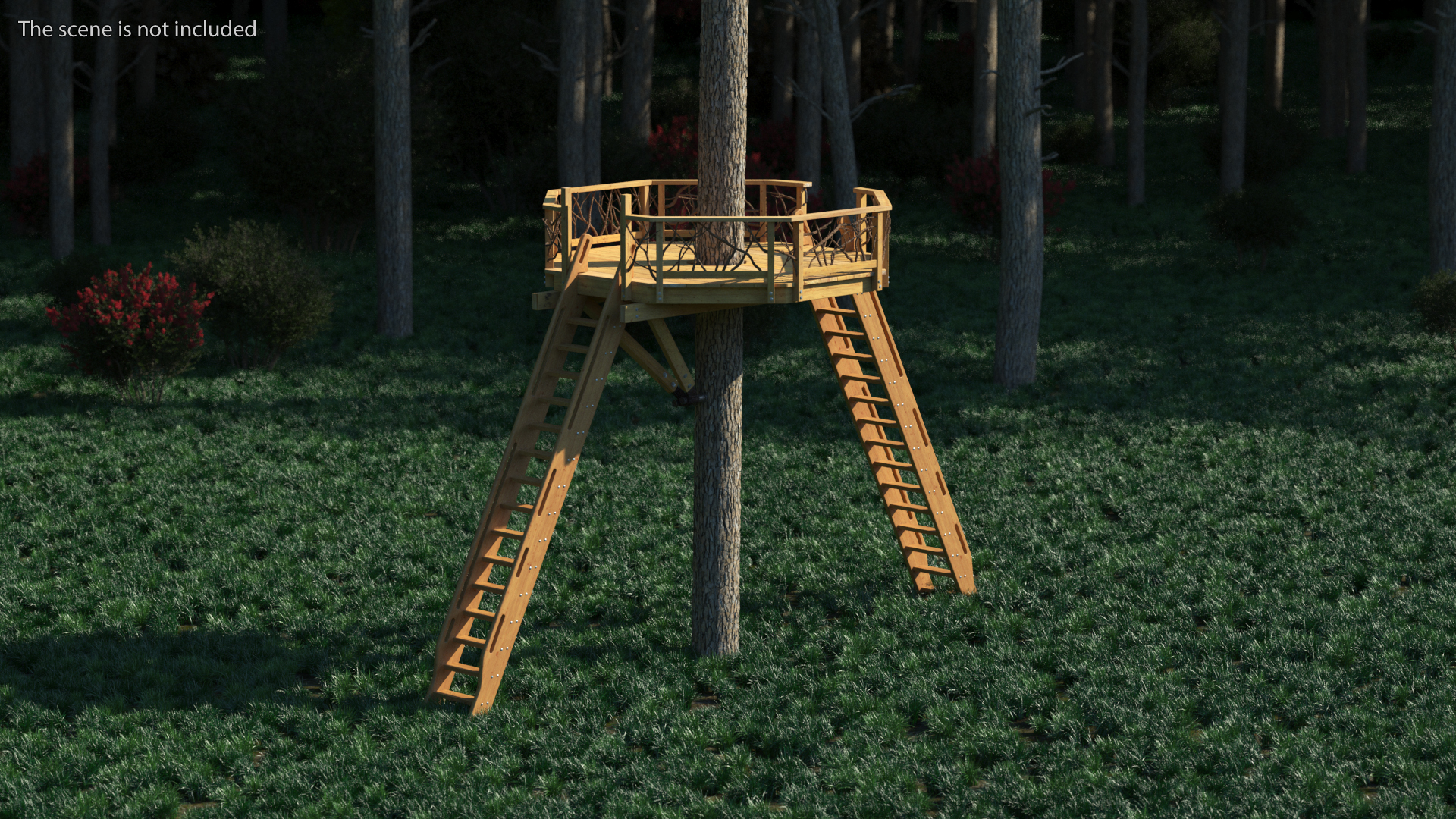 3D Tree Platform model