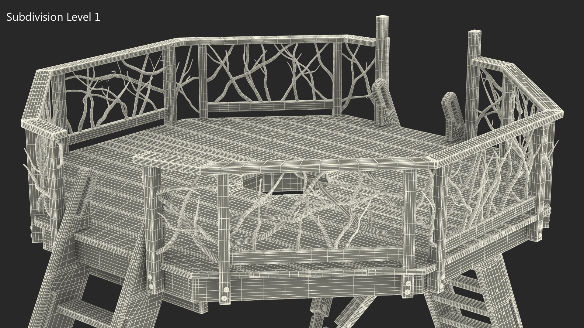 3D Tree Platform model