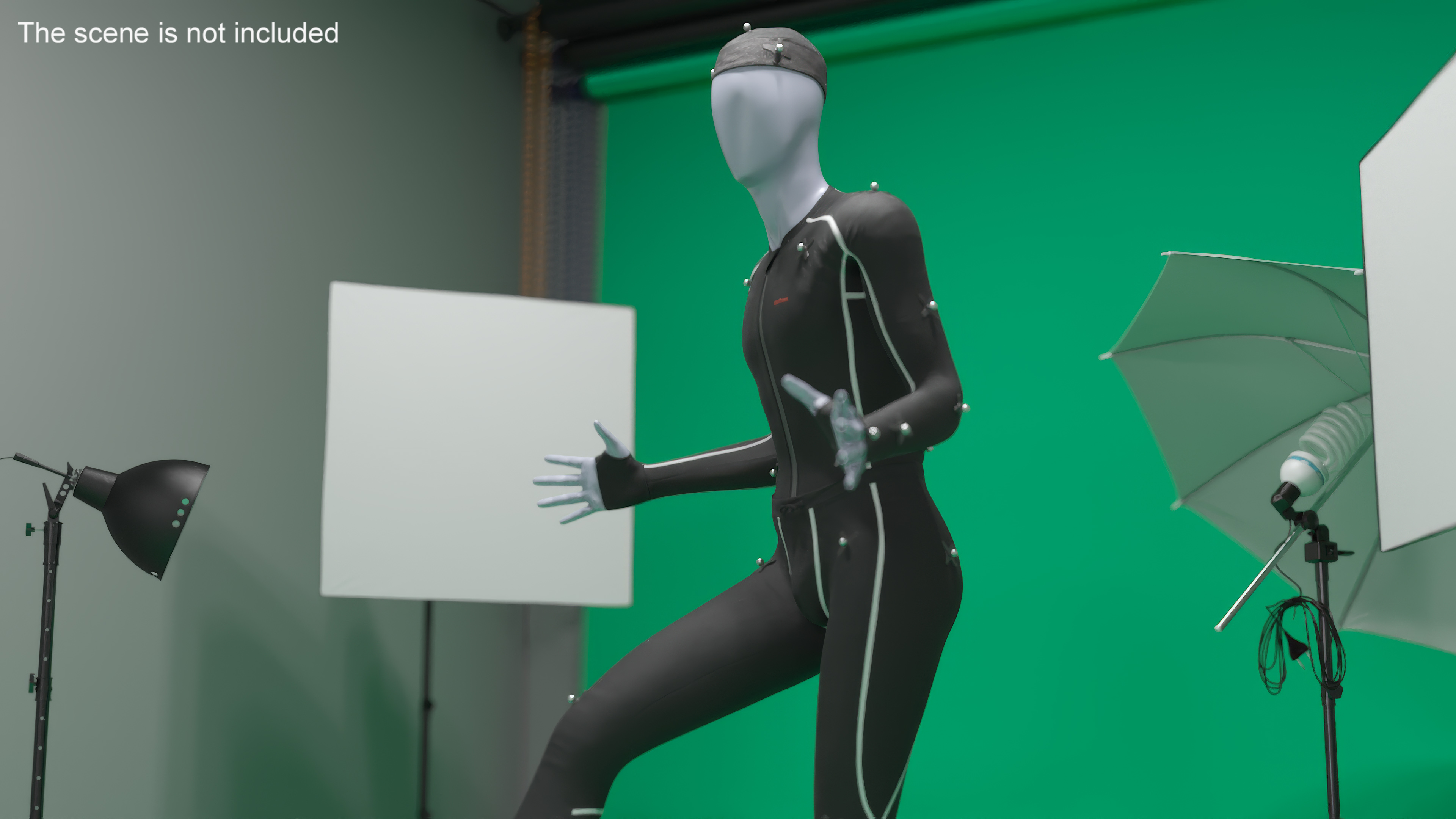 3D OptiTrack Motion Capture Suit Rigged