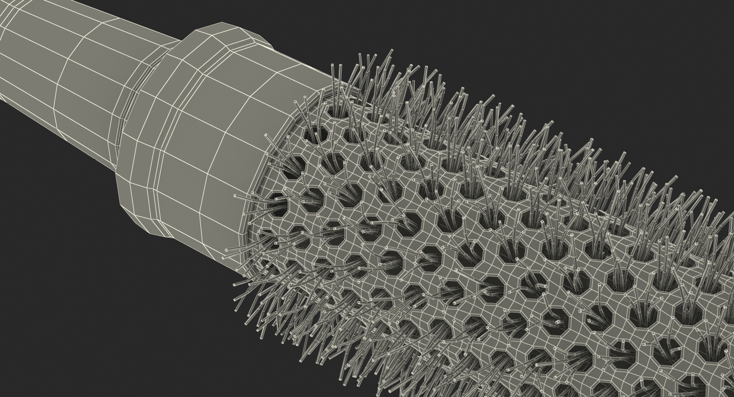 3D model Round Comb