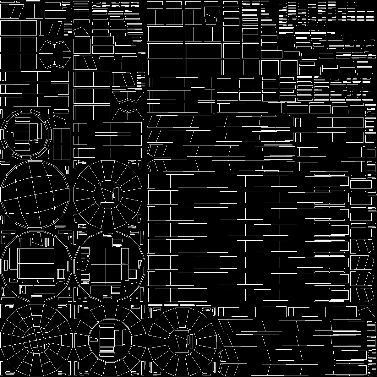 3D model Round Comb