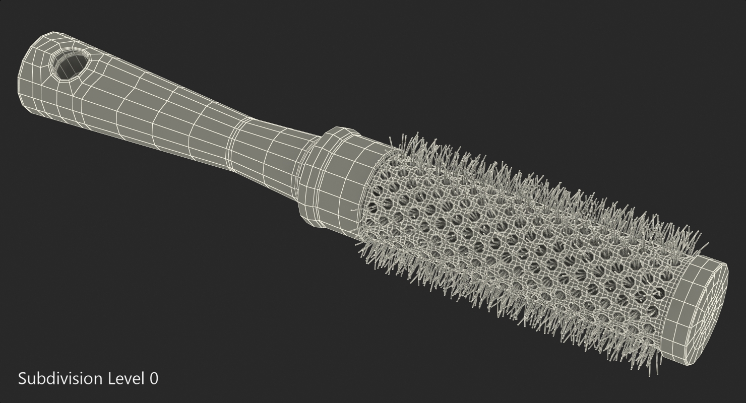 3D model Round Comb