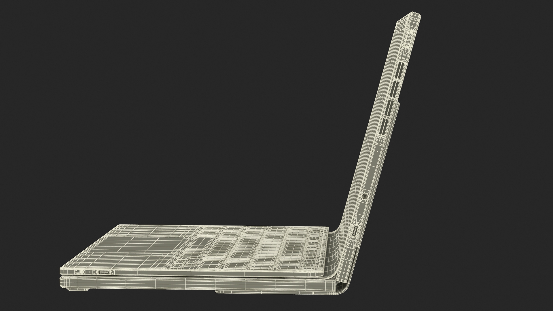 Flexible ASUS Zenbook 17 Fold 3D model