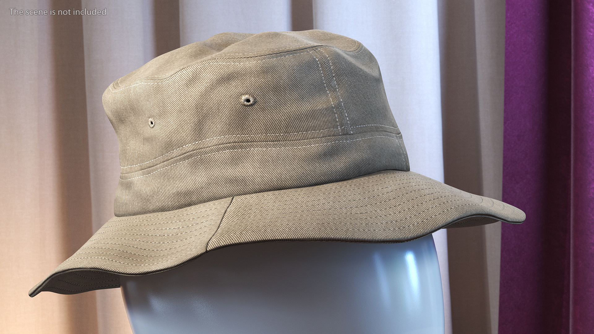 3D model Mountain Ventilated Packer Hat