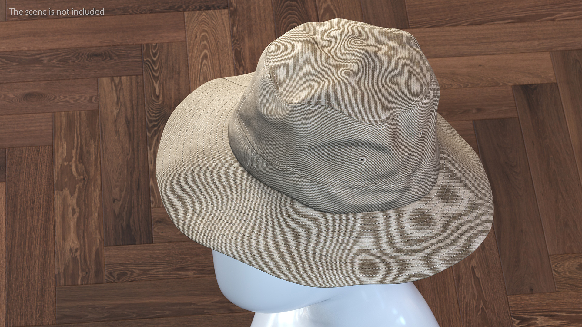 3D model Mountain Ventilated Packer Hat