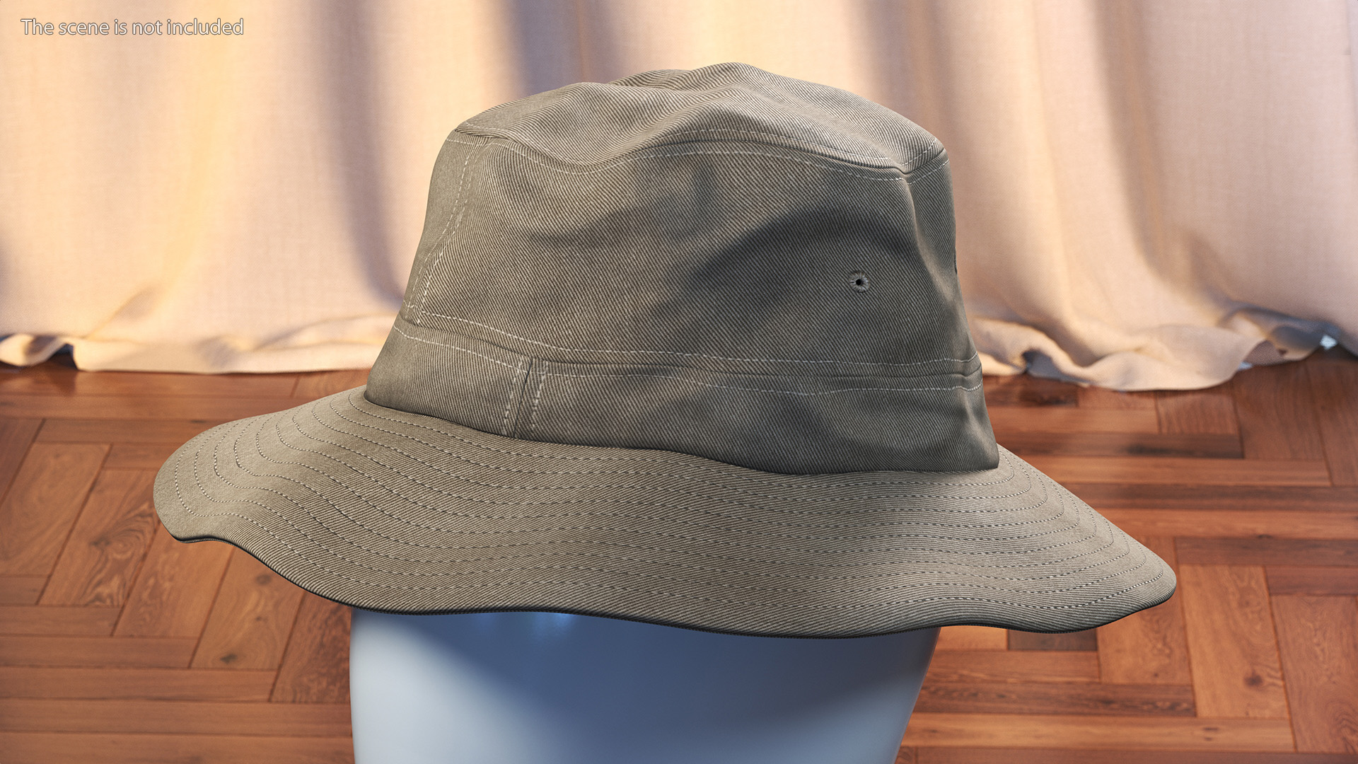 3D model Mountain Ventilated Packer Hat