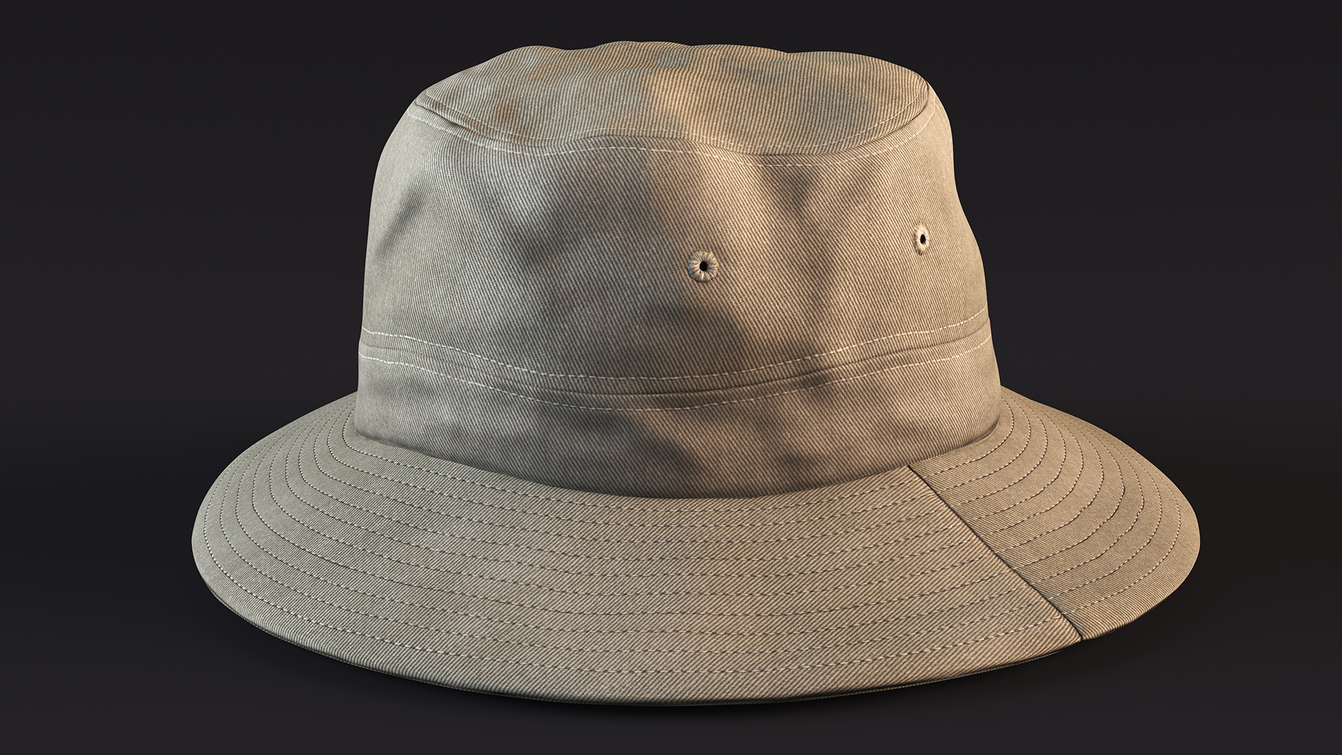 3D model Mountain Ventilated Packer Hat