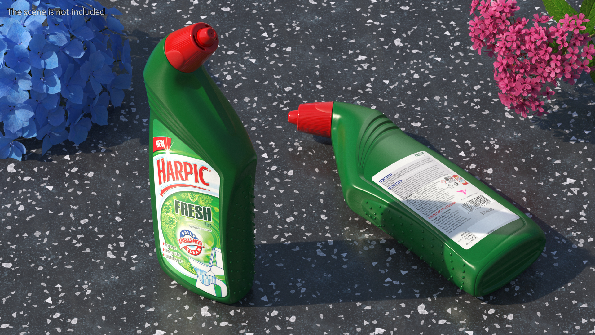 Harpic Green Toilet Cleaner 3D