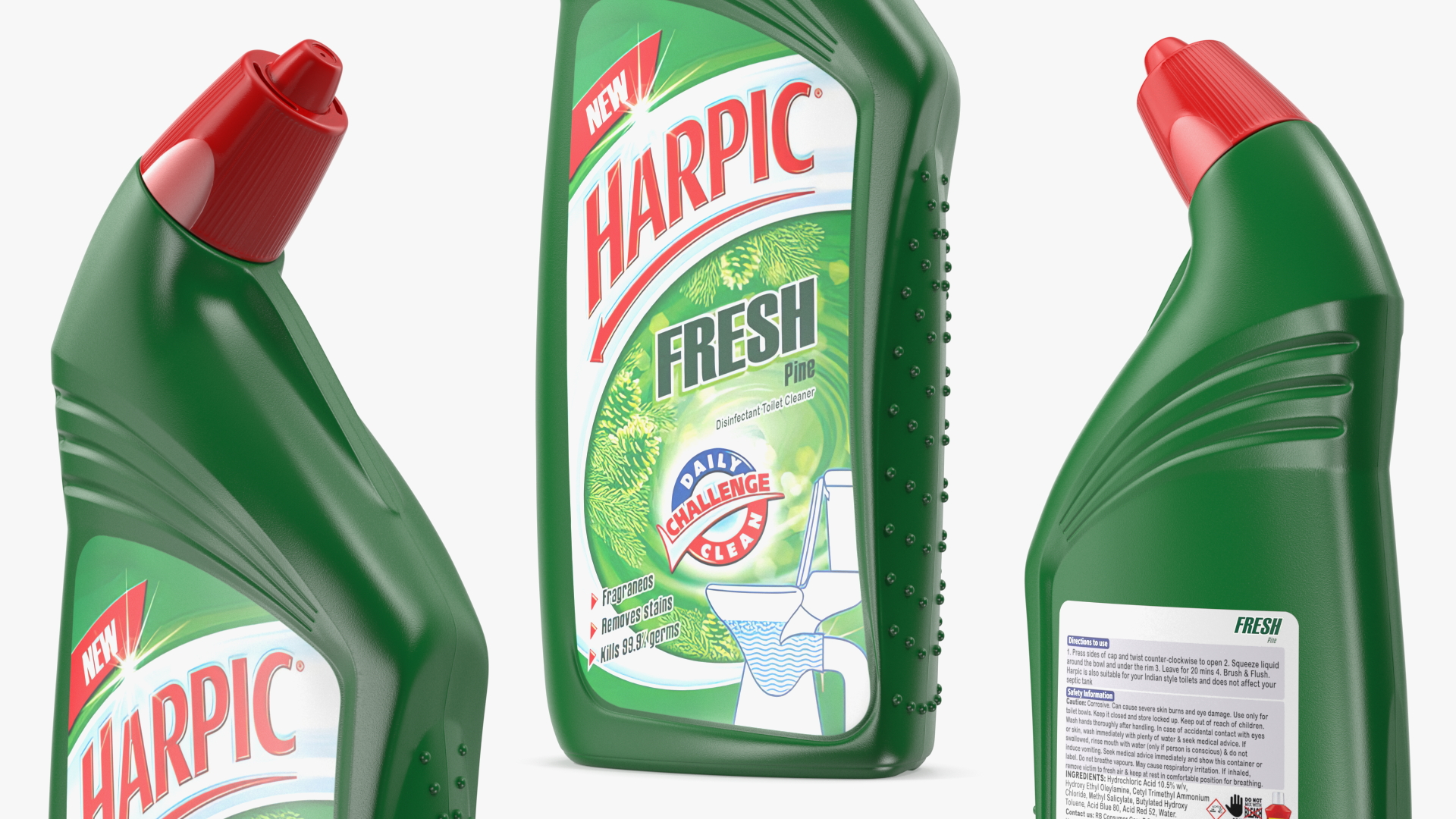 Harpic Green Toilet Cleaner 3D