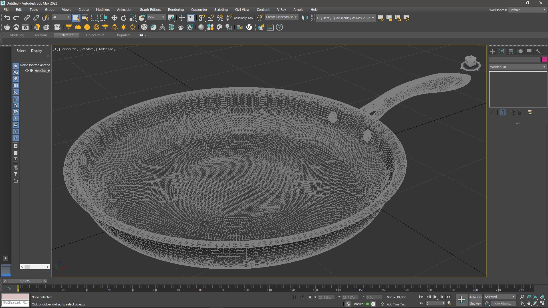 3D HexClad Hybrid Nonstick Pan 12-inch for 3D Print model