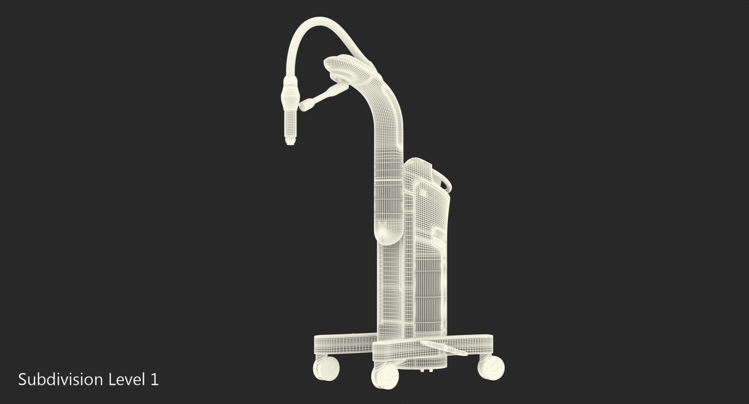 3D Brachytherapy Machine Rigged model