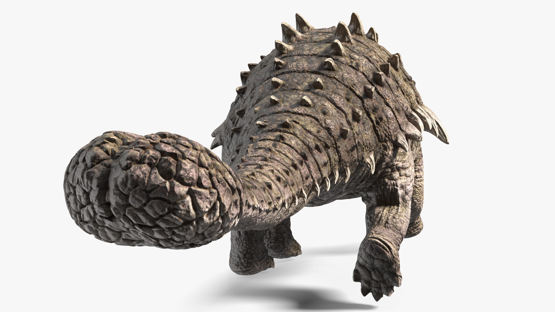 Ankylosaurus Deserted in Walking Pose 3D