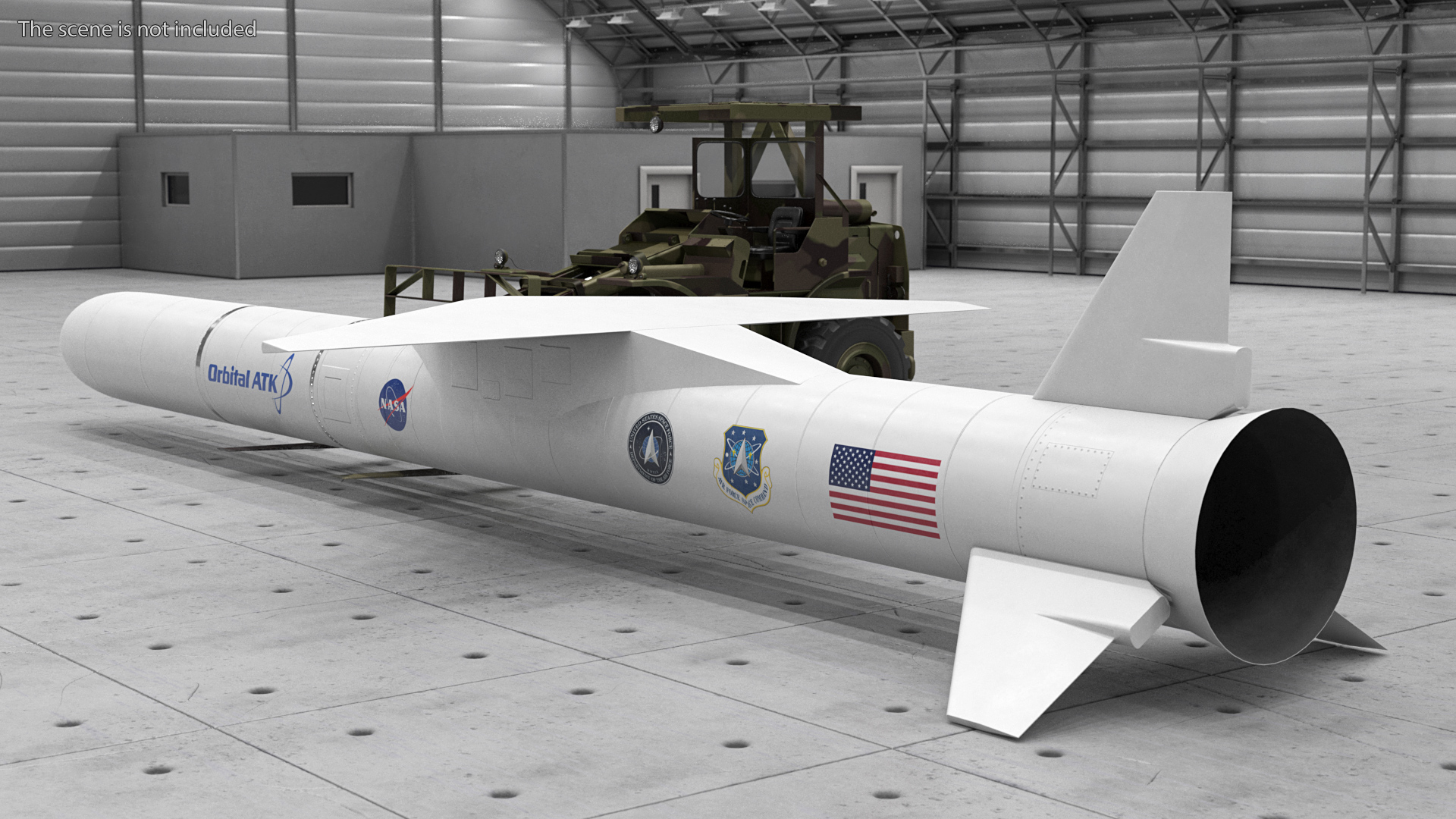 Pegasus XL Rocket 3D