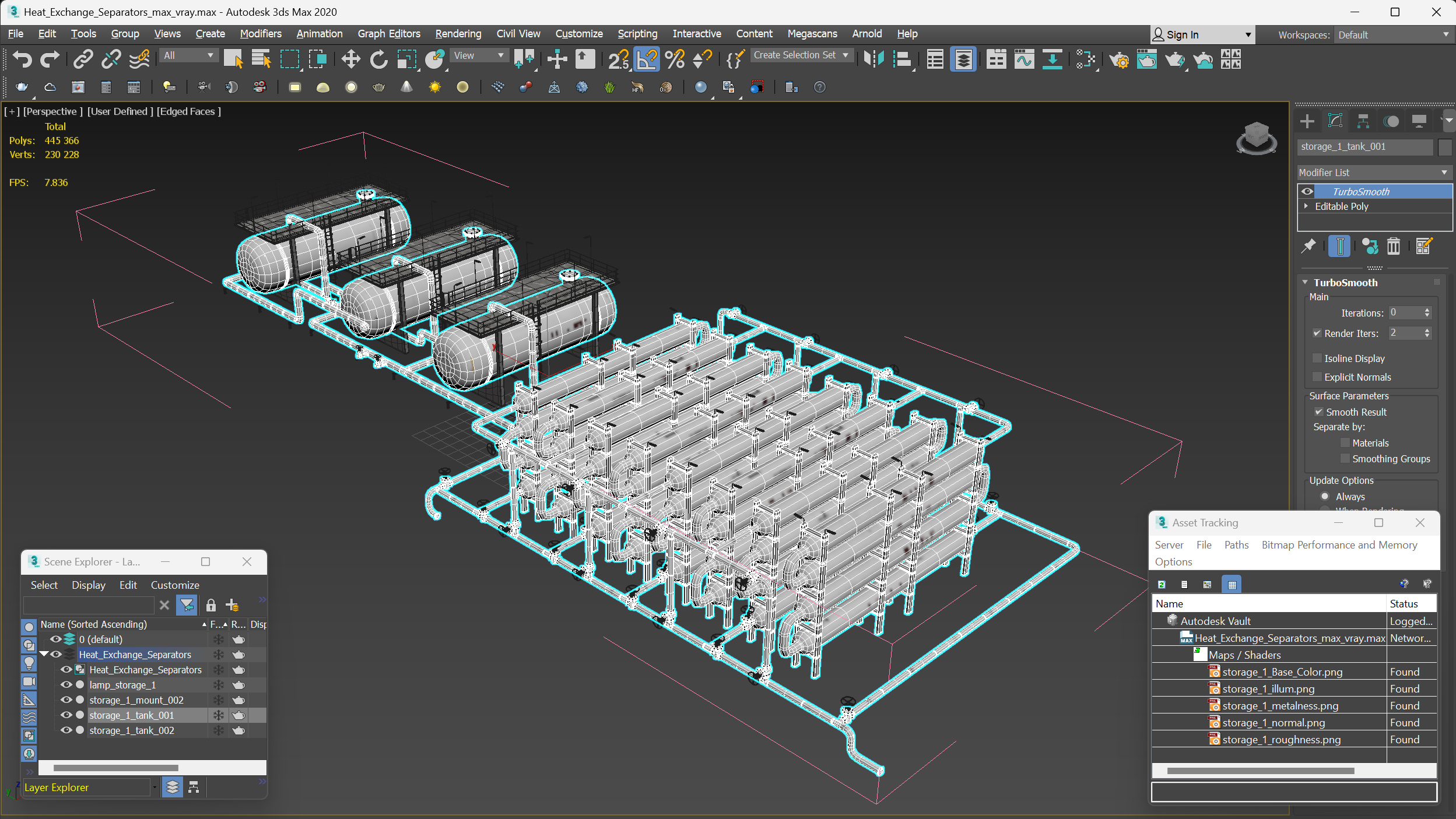 Heat Exchange Separators 3D model