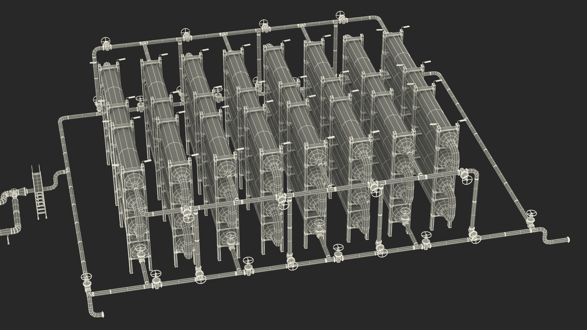 Heat Exchange Separators 3D model