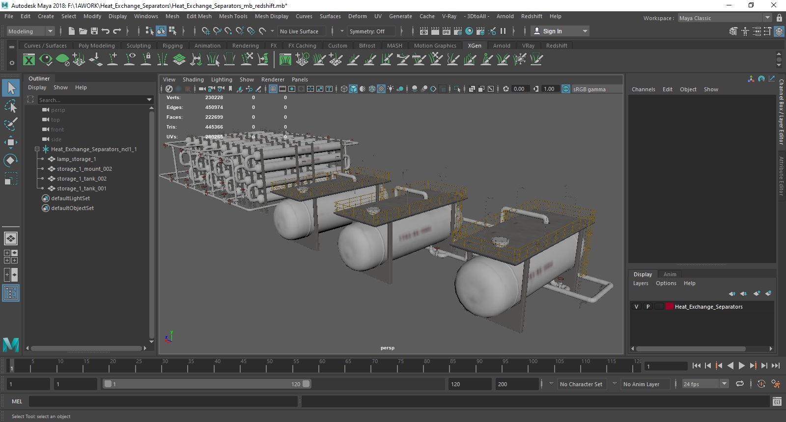 Heat Exchange Separators 3D model