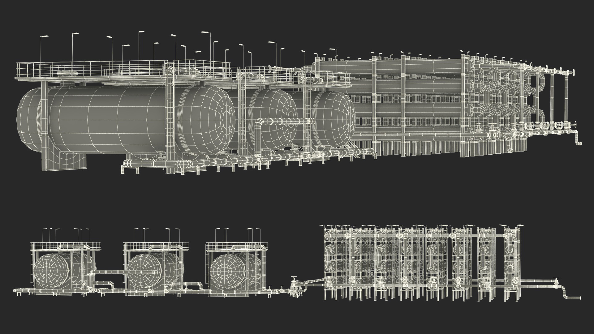 Heat Exchange Separators 3D model