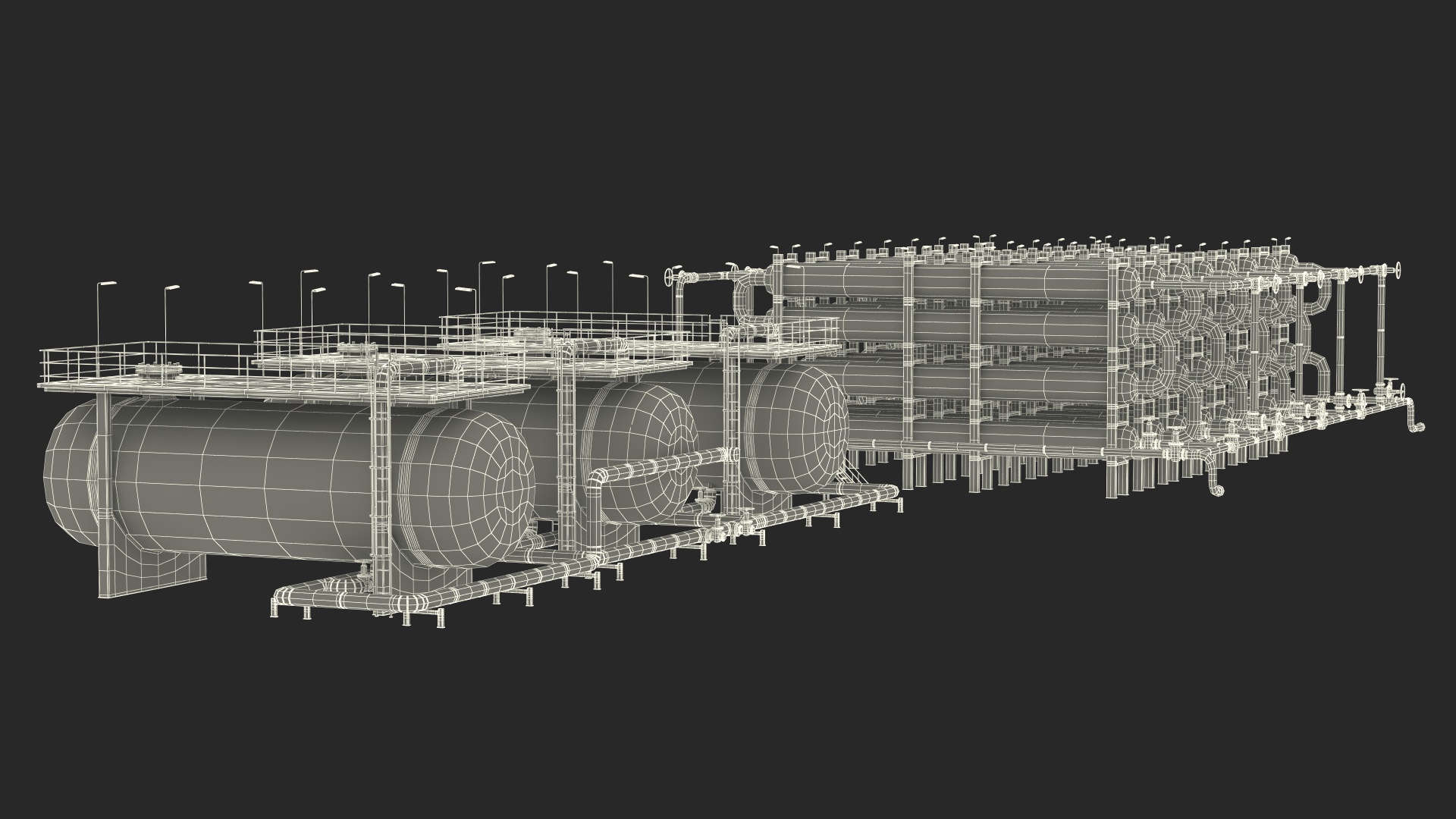 Heat Exchange Separators 3D model