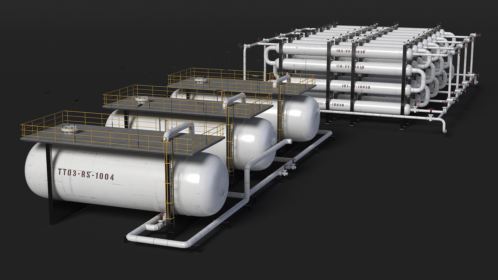 Heat Exchange Separators 3D model