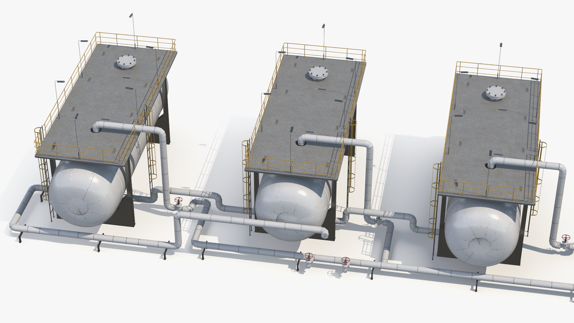 Heat Exchange Separators 3D model