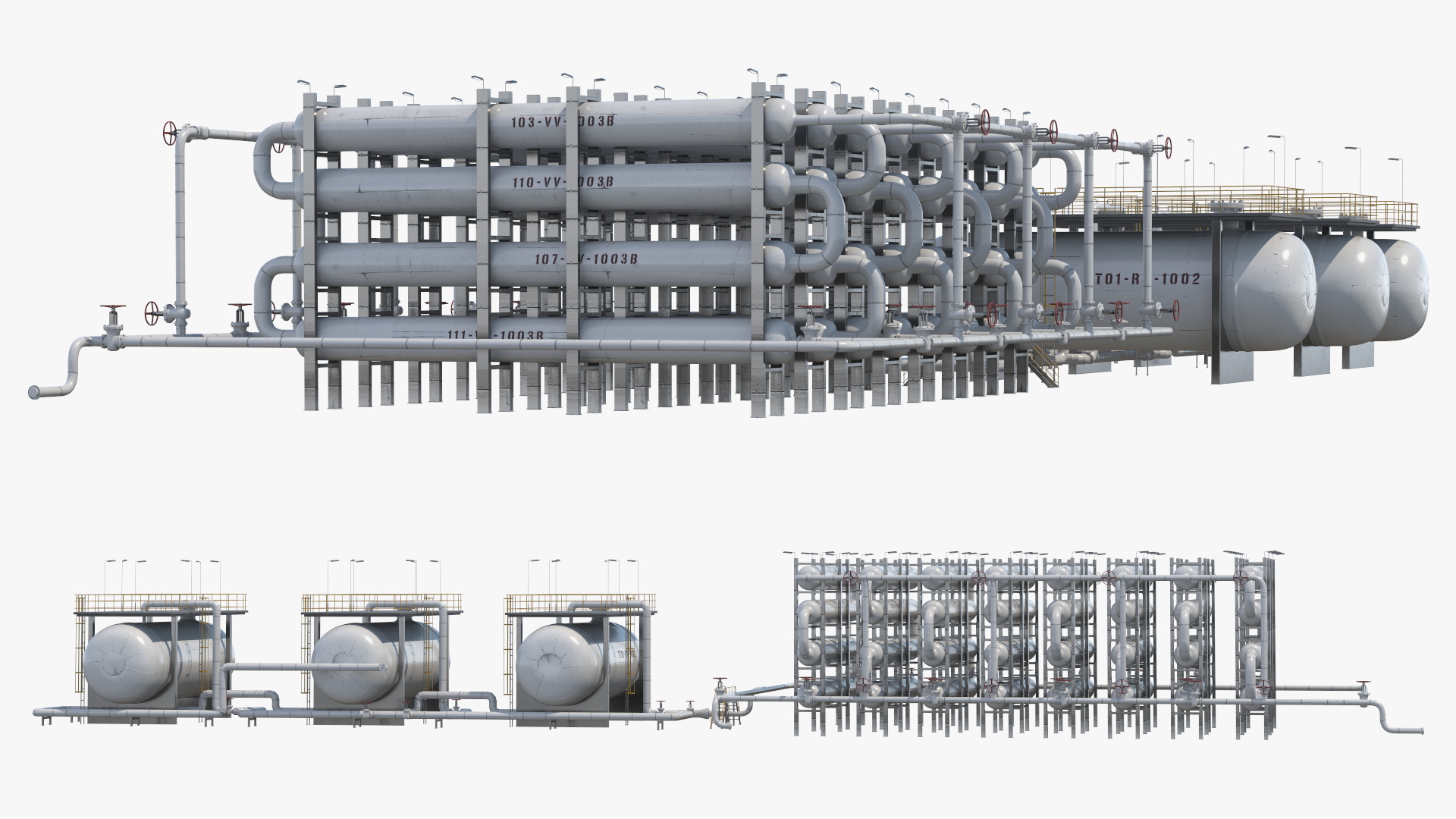 Heat Exchange Separators 3D model