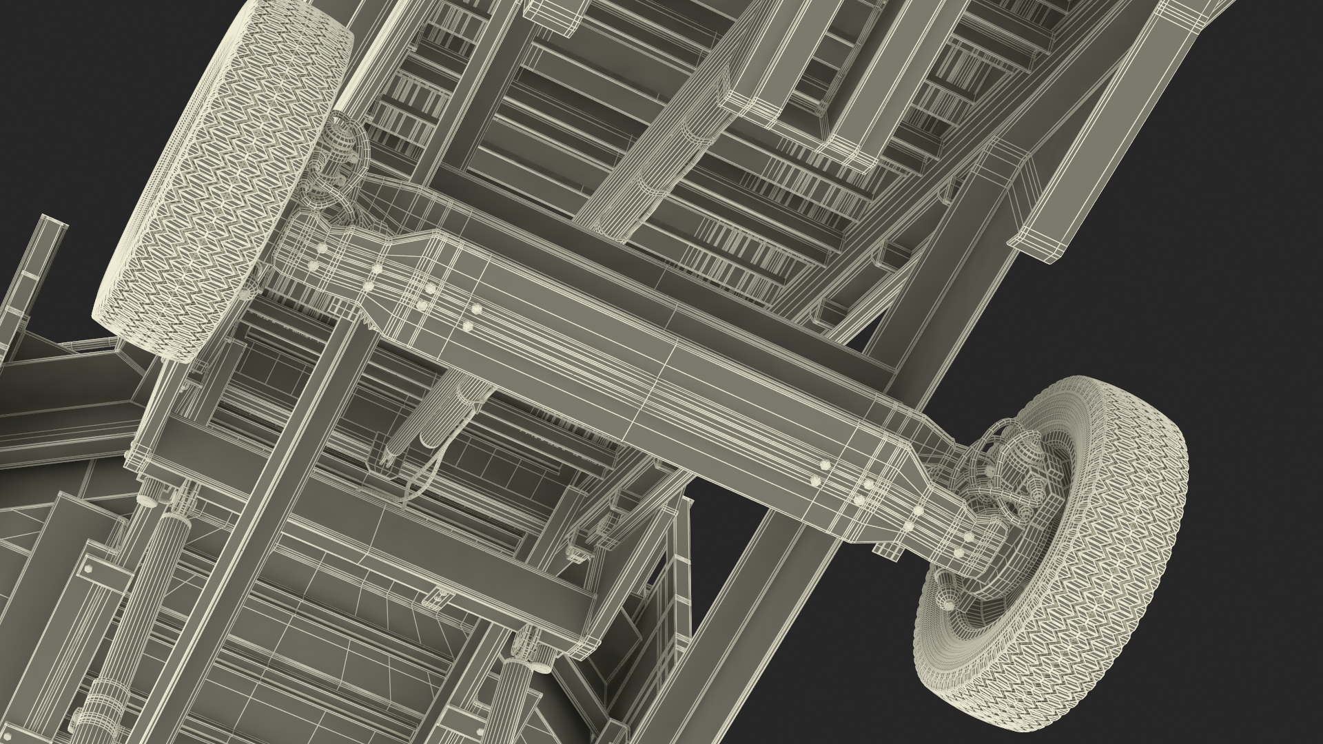 Airbus Delta with Passenger Boarding Stairs Car 3D