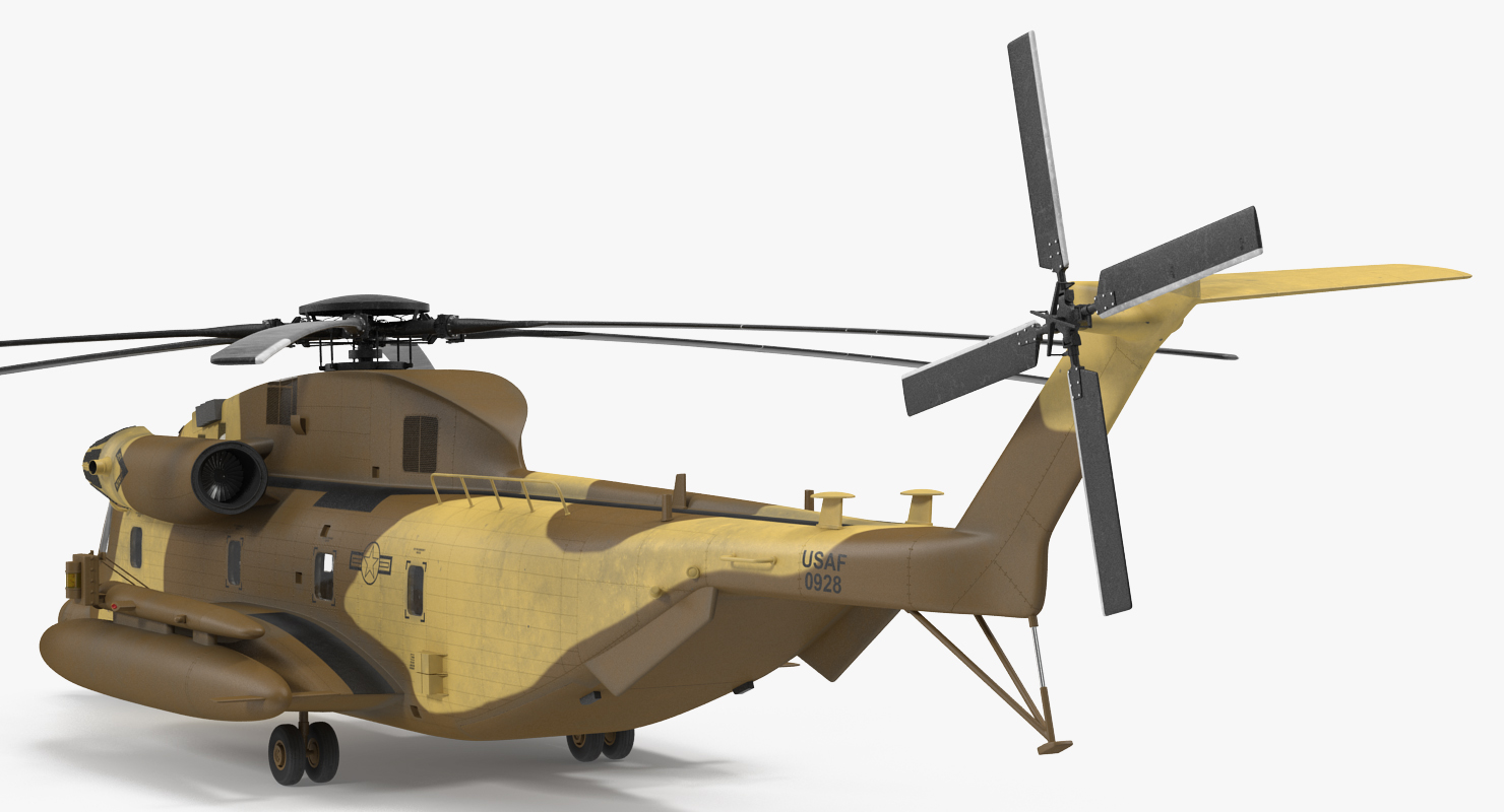 3D Combat Helicopter Sikorsky MH 53 Pave Low