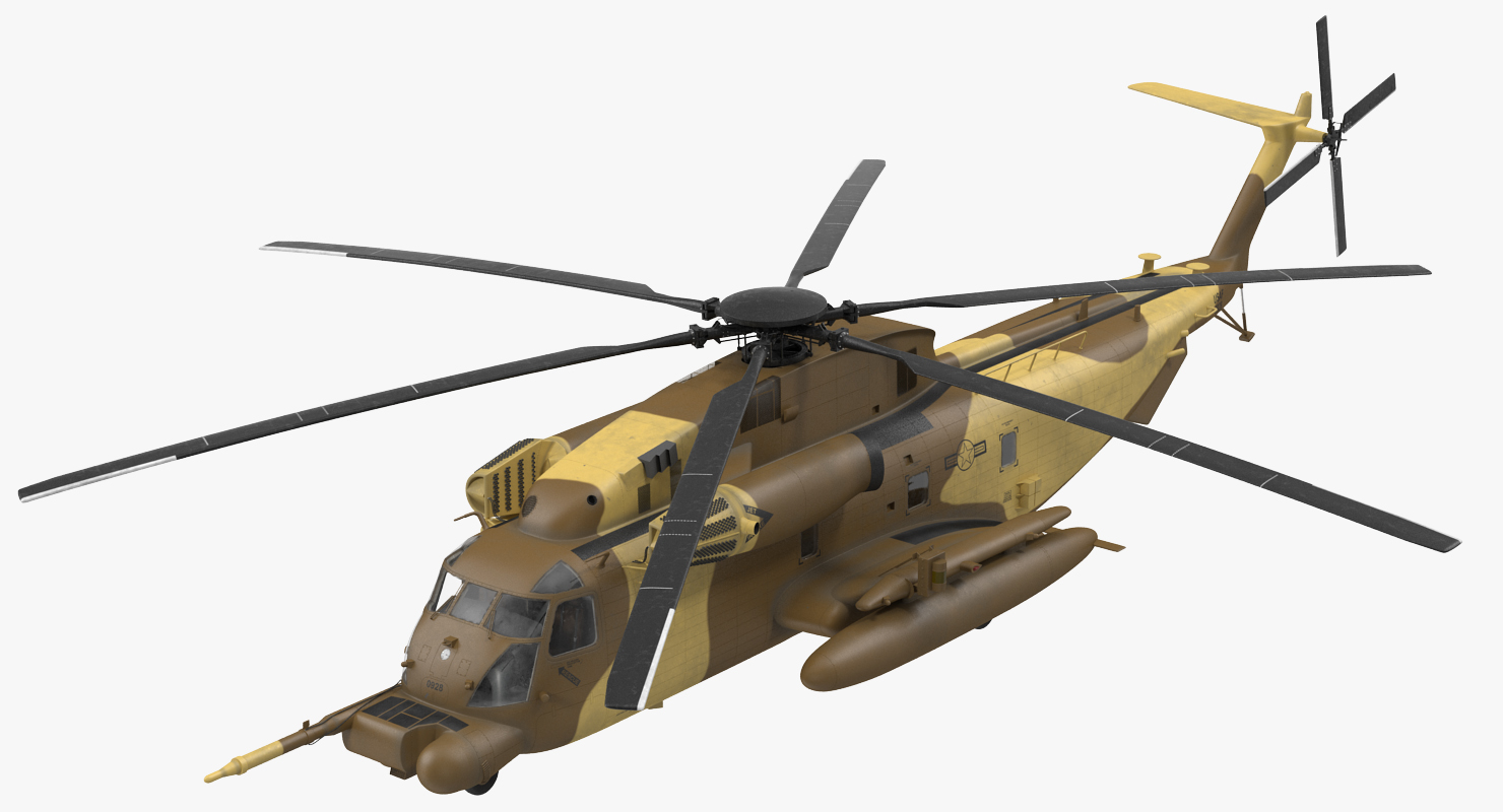 3D Combat Helicopter Sikorsky MH 53 Pave Low