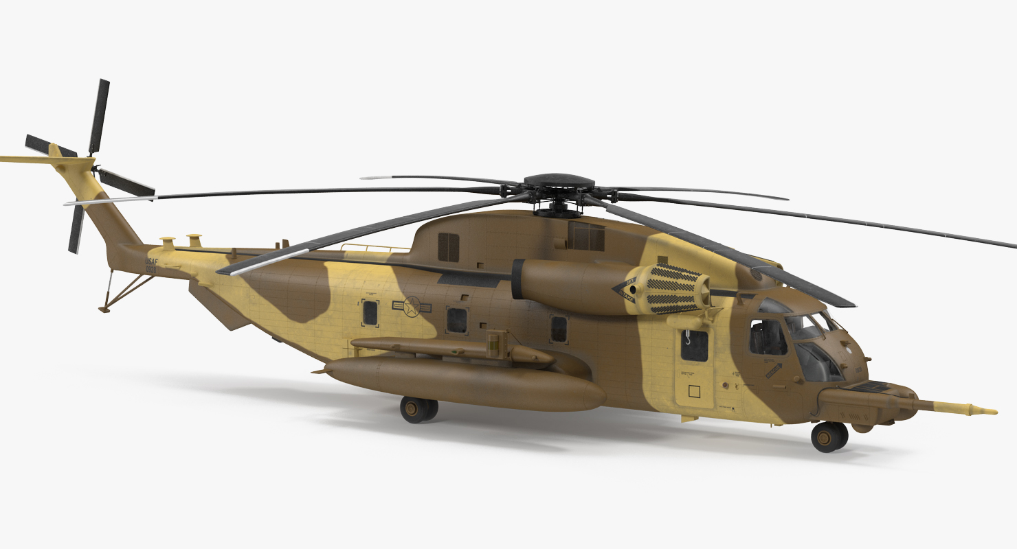 3D Combat Helicopter Sikorsky MH 53 Pave Low