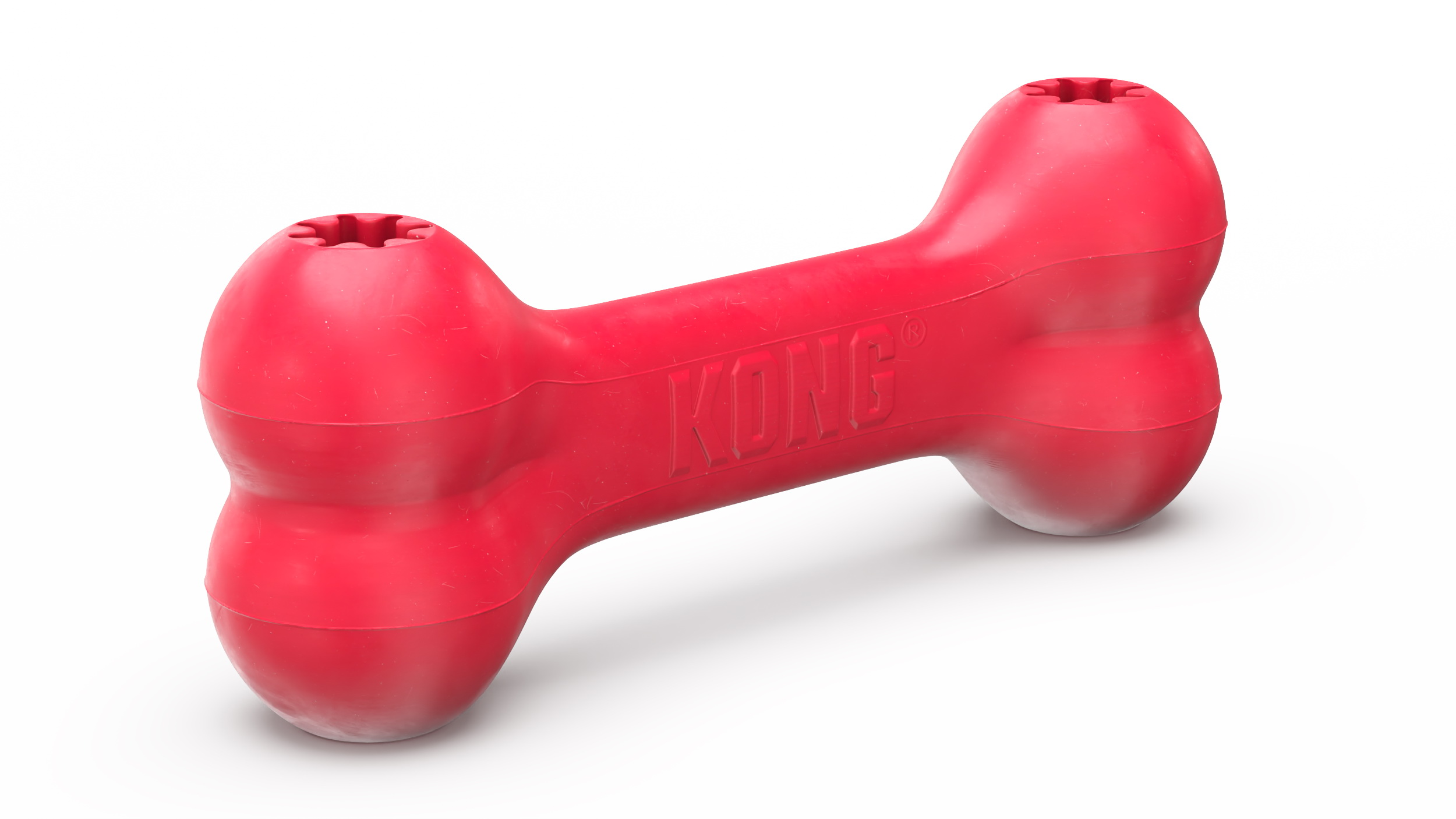 3D KONG Bone Dog Toy Red