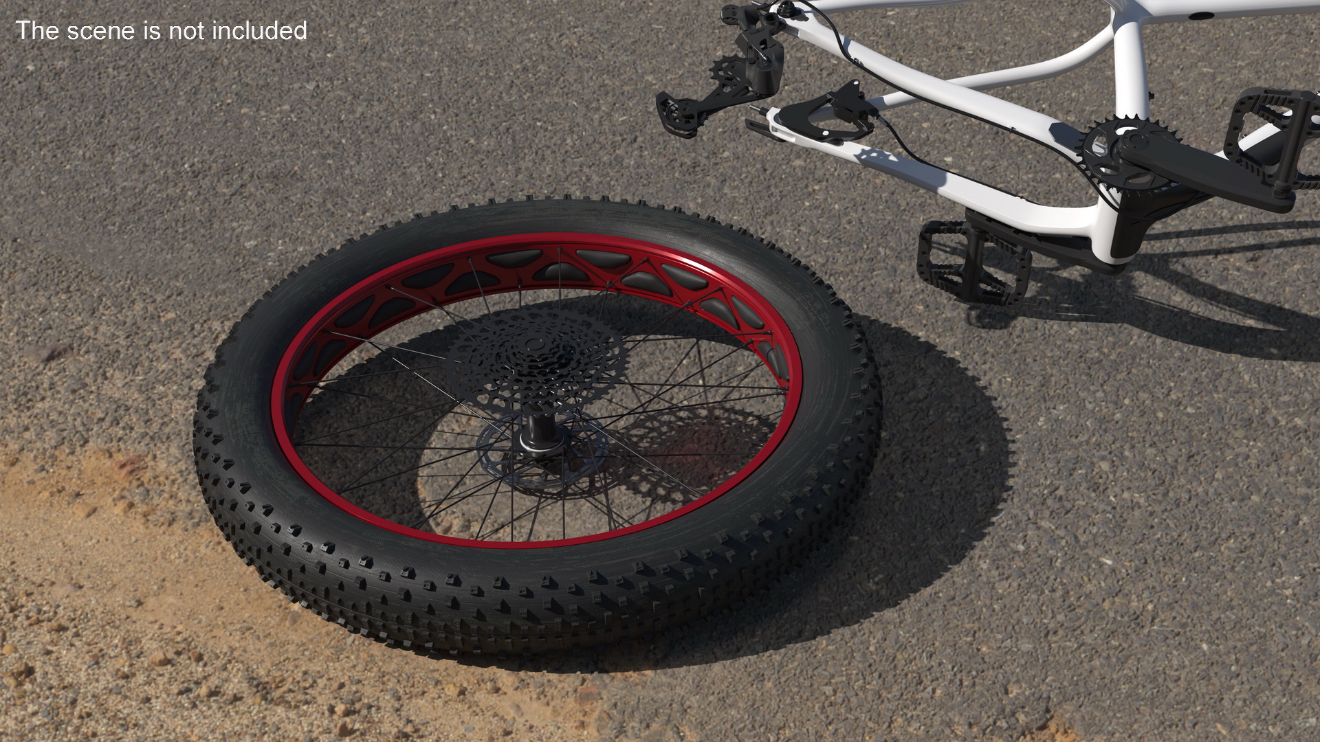 Fat Bike Wheel 3D model