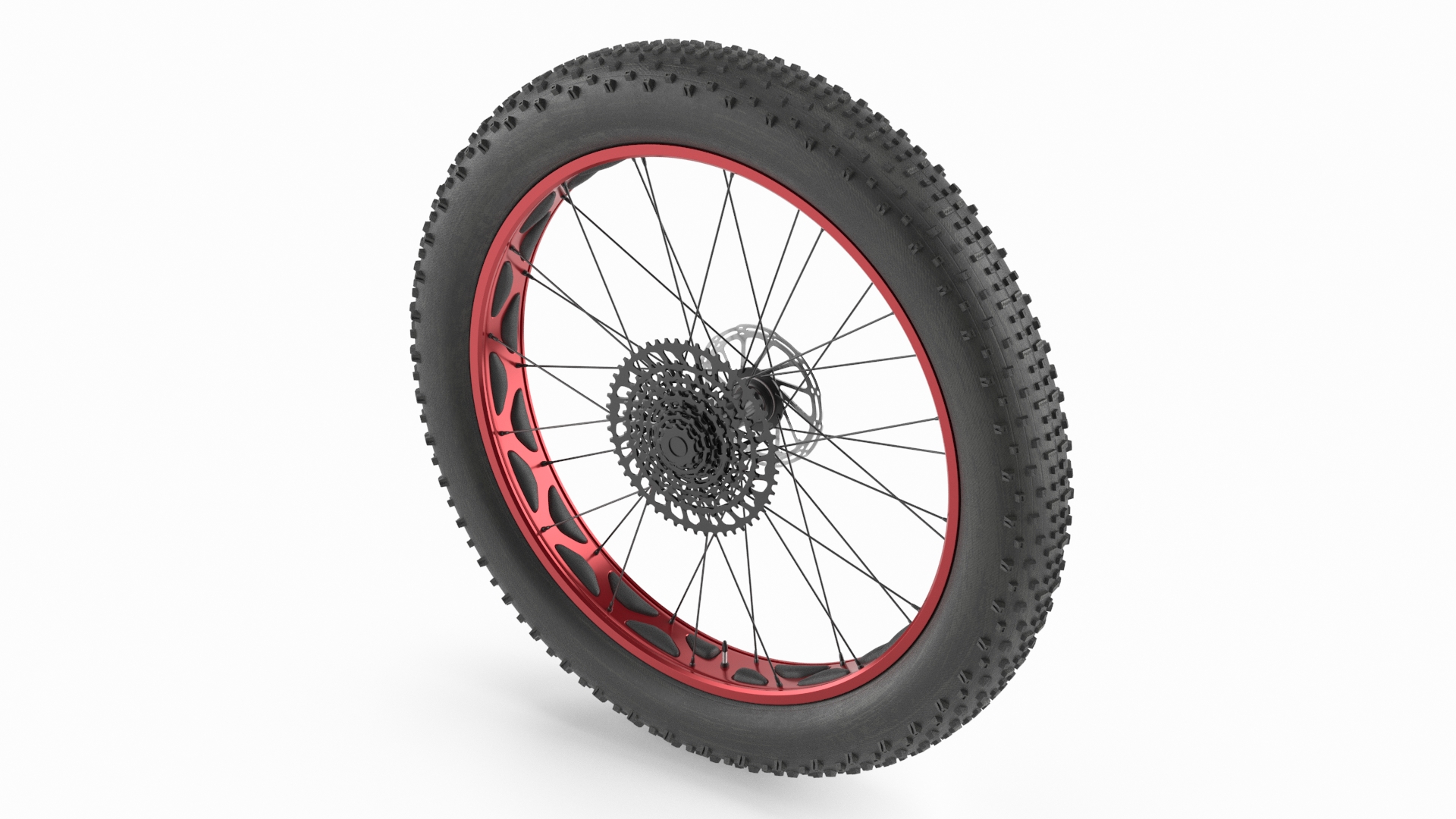 Fat Bike Wheel 3D model