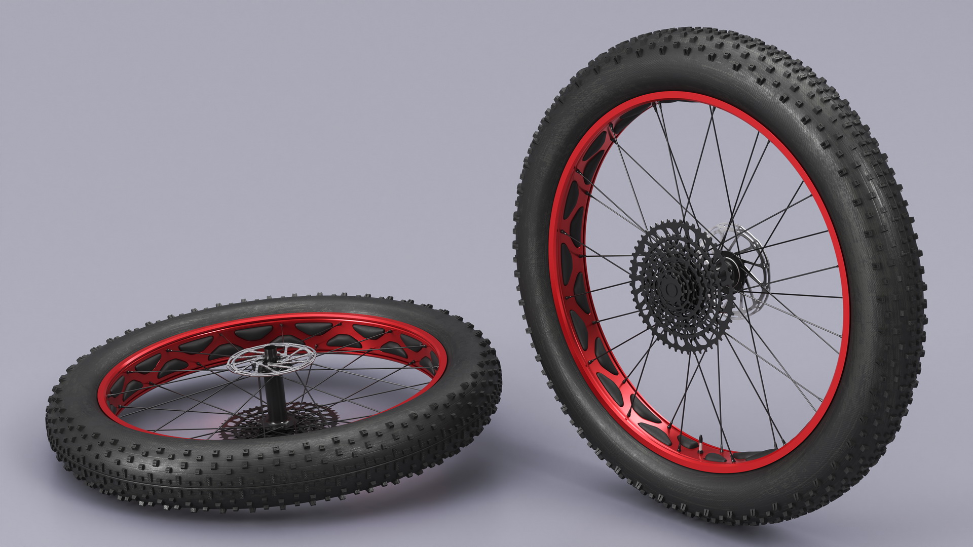 Fat Bike Wheel 3D model