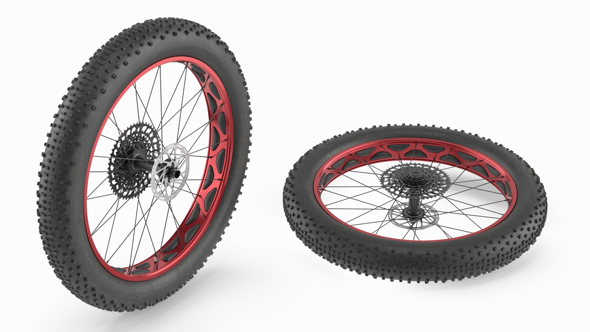 Fat Bike Wheel 3D model