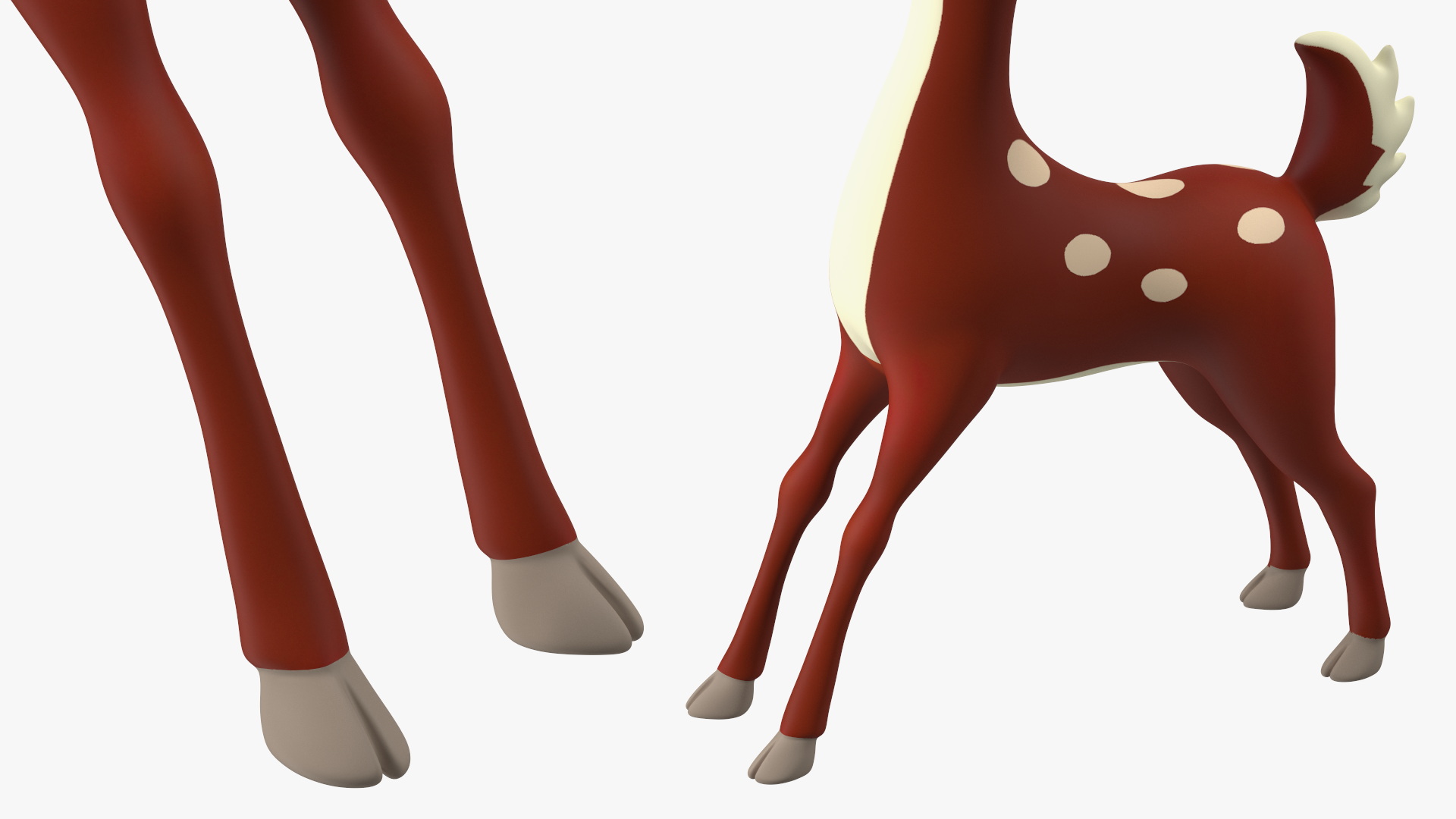 3D Cartoon Noble Deer model