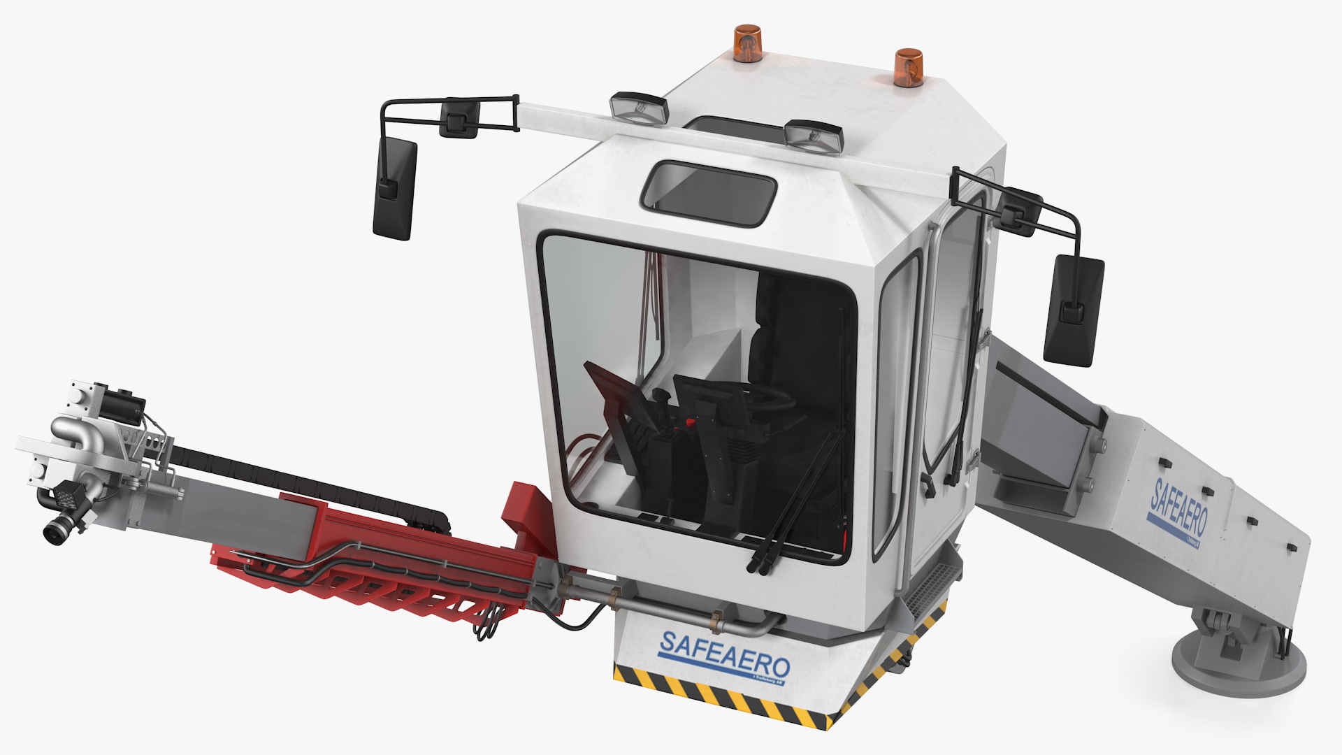 Telescopic Deicer Telehandler 3D model