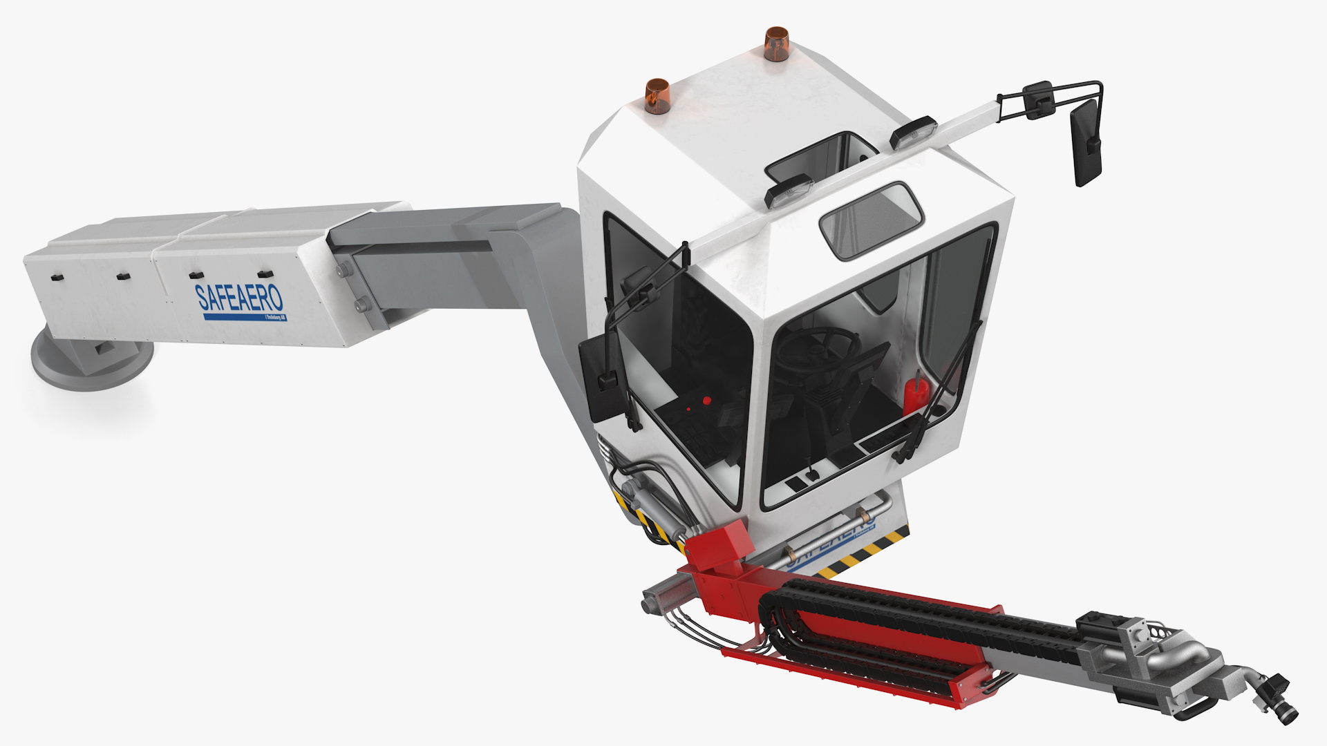 Telescopic Deicer Telehandler 3D model