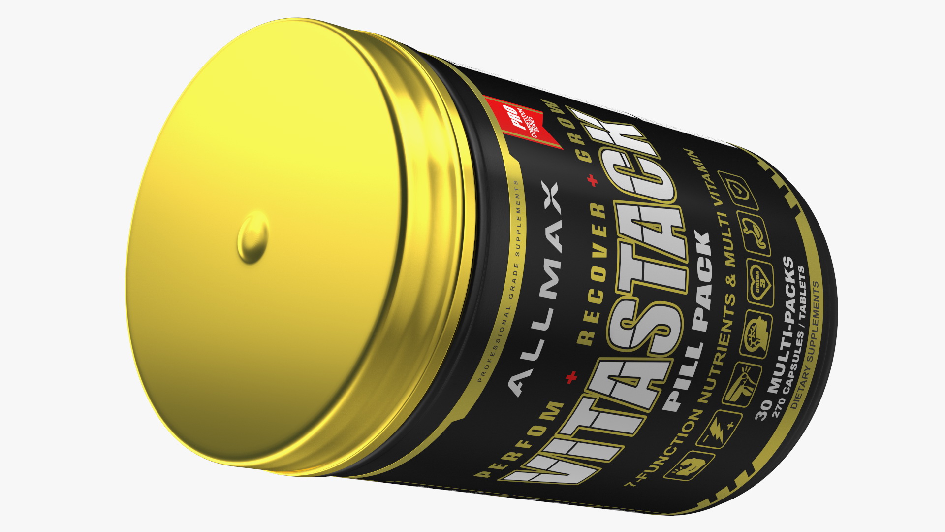 Allmax Nutrition Vitastack Multivitamin 3D model