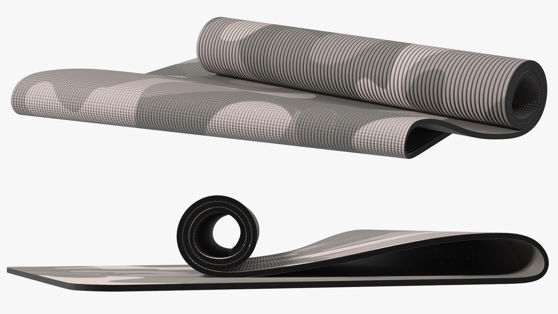 3D model Yoga Mat Folded Camo