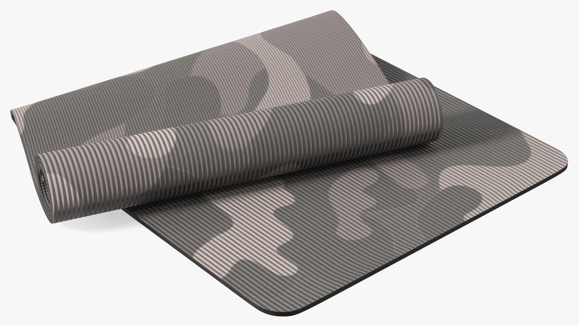 3D model Yoga Mat Folded Camo