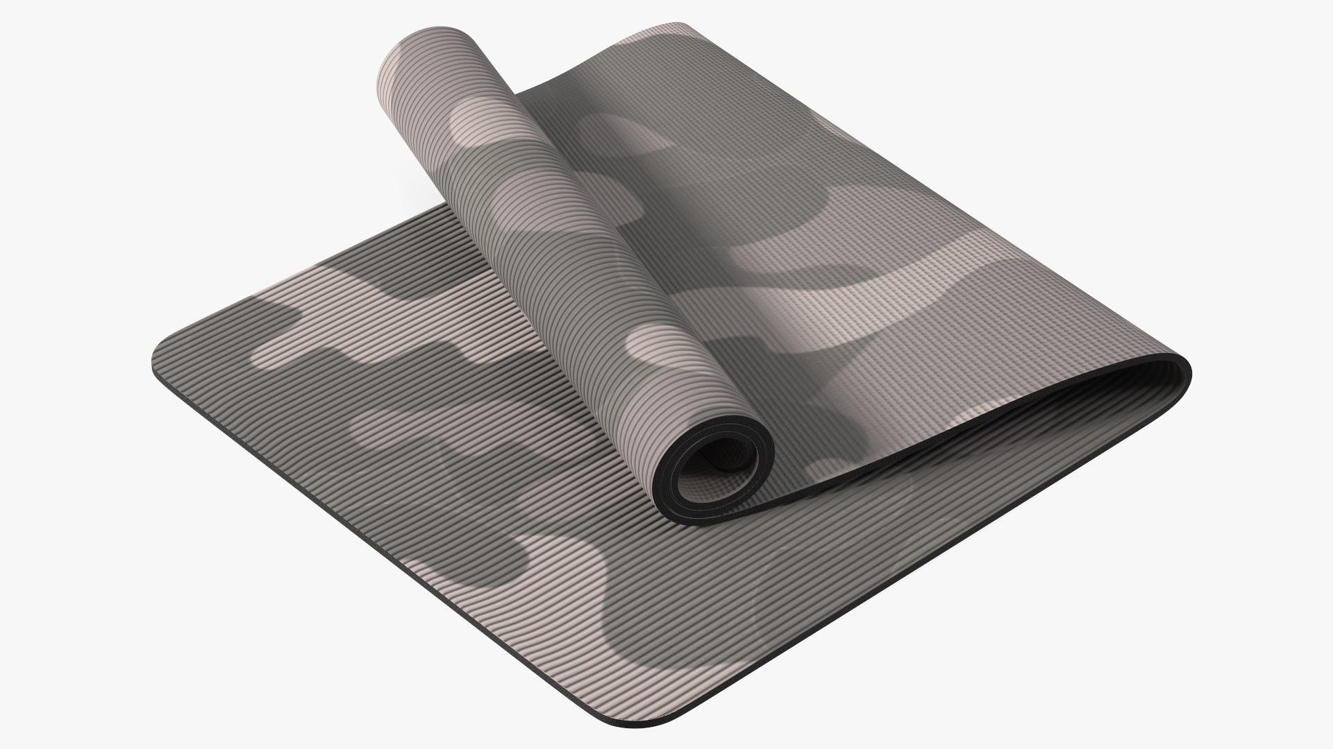 3D model Yoga Mat Folded Camo