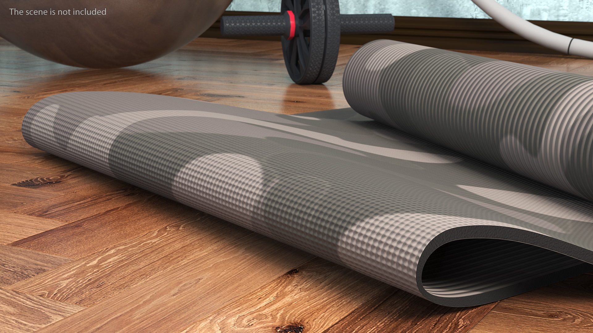 3D model Yoga Mat Folded Camo