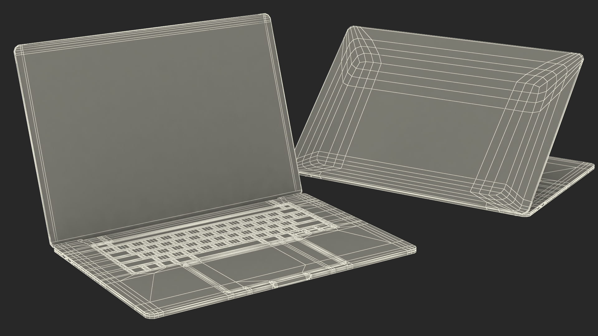 3D Modern Laptop Generic