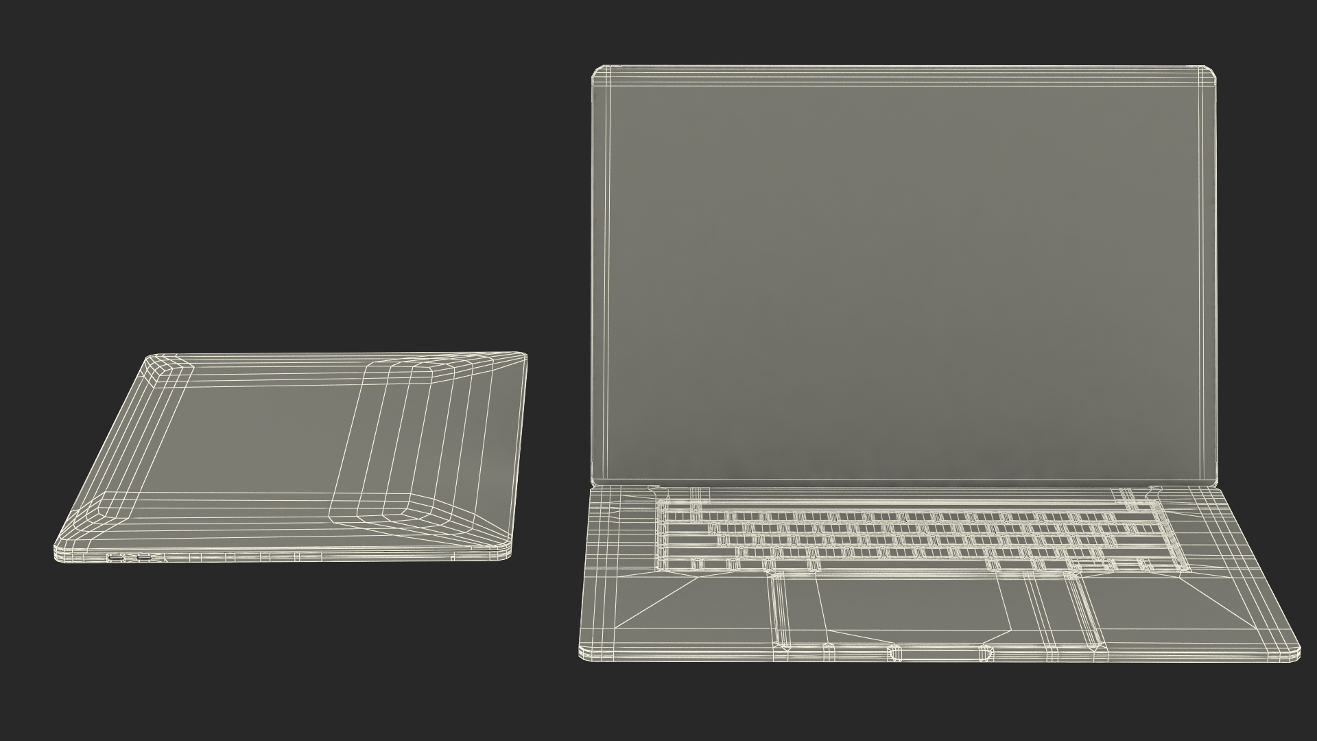 3D Modern Laptop Generic