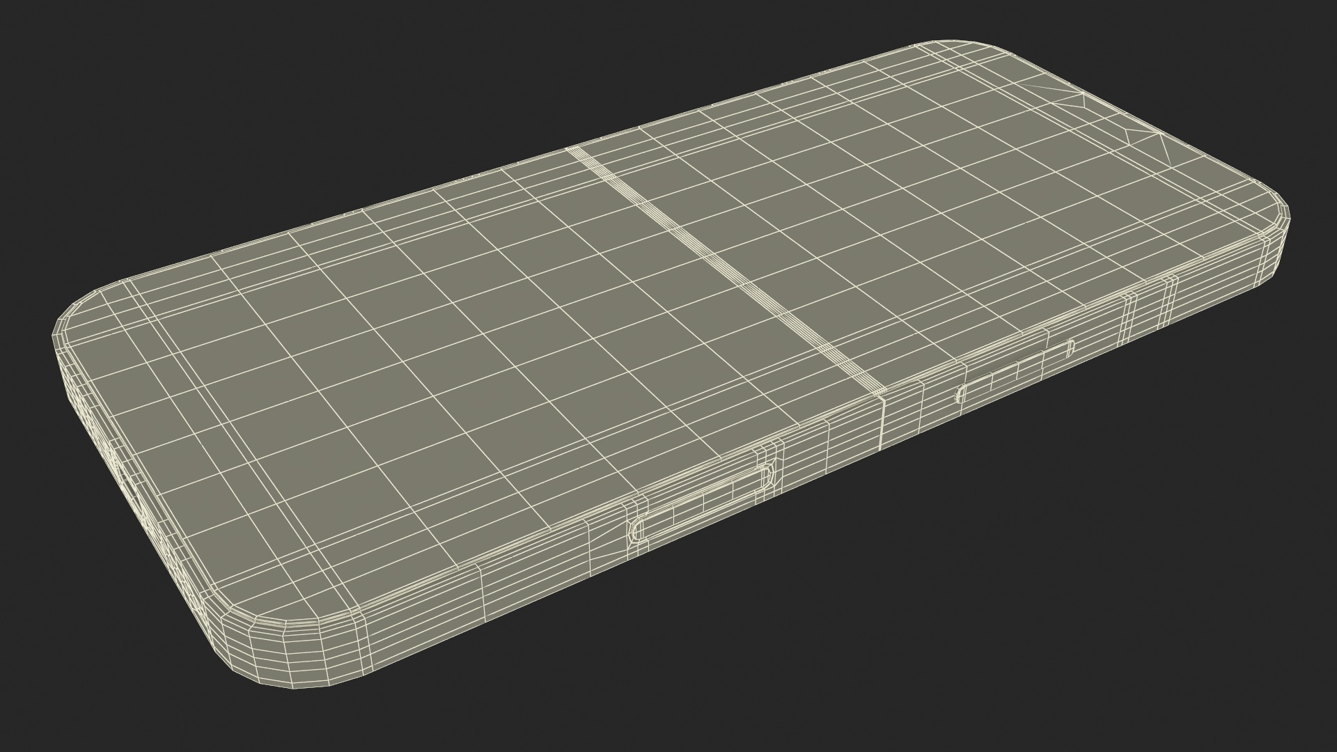 Apple iPhone Flip Midnight Black Rigged 3D model