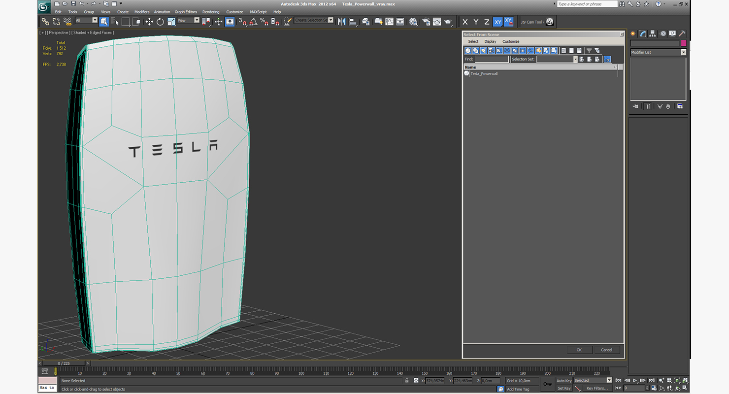 3D model Tesla Powerwall