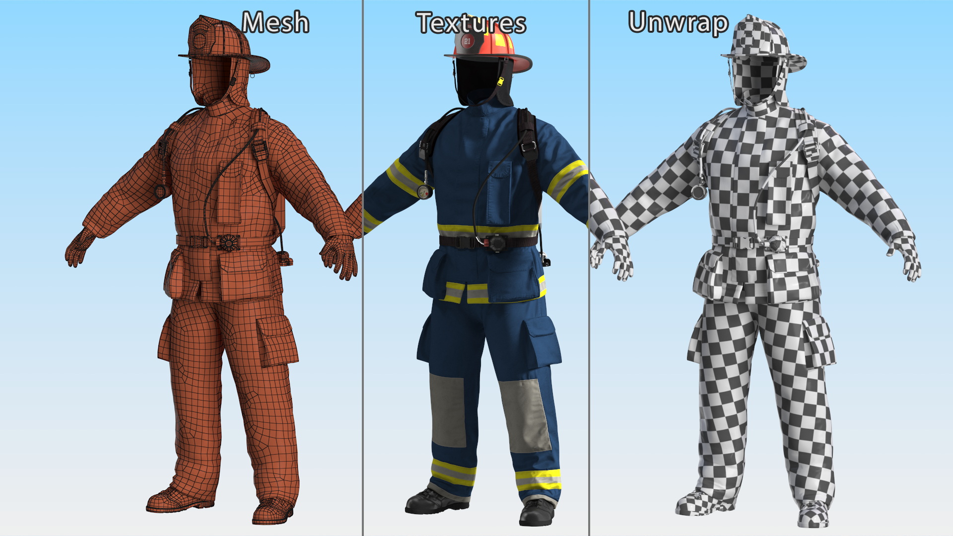 3D Paramedic Rescue Suit