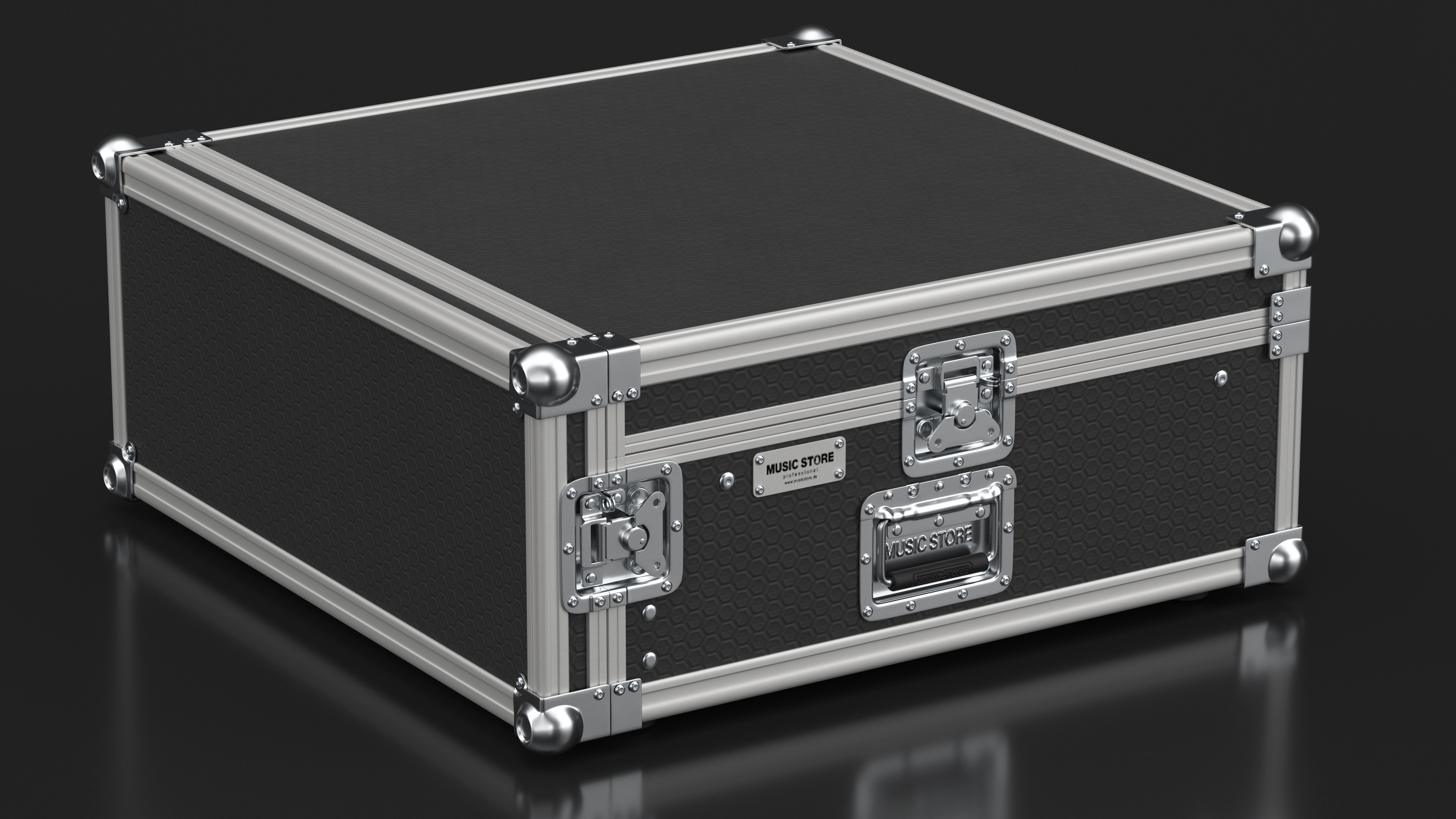 Studio Rack Flight Case 17x48x48cm 3D model